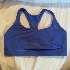 Lululemon Athletic Racerback Sports Bra Blue Women’s Sz 8